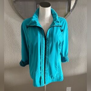💎 Chico’s Zenergy Turquoise Zip-Up Jacket 🌊